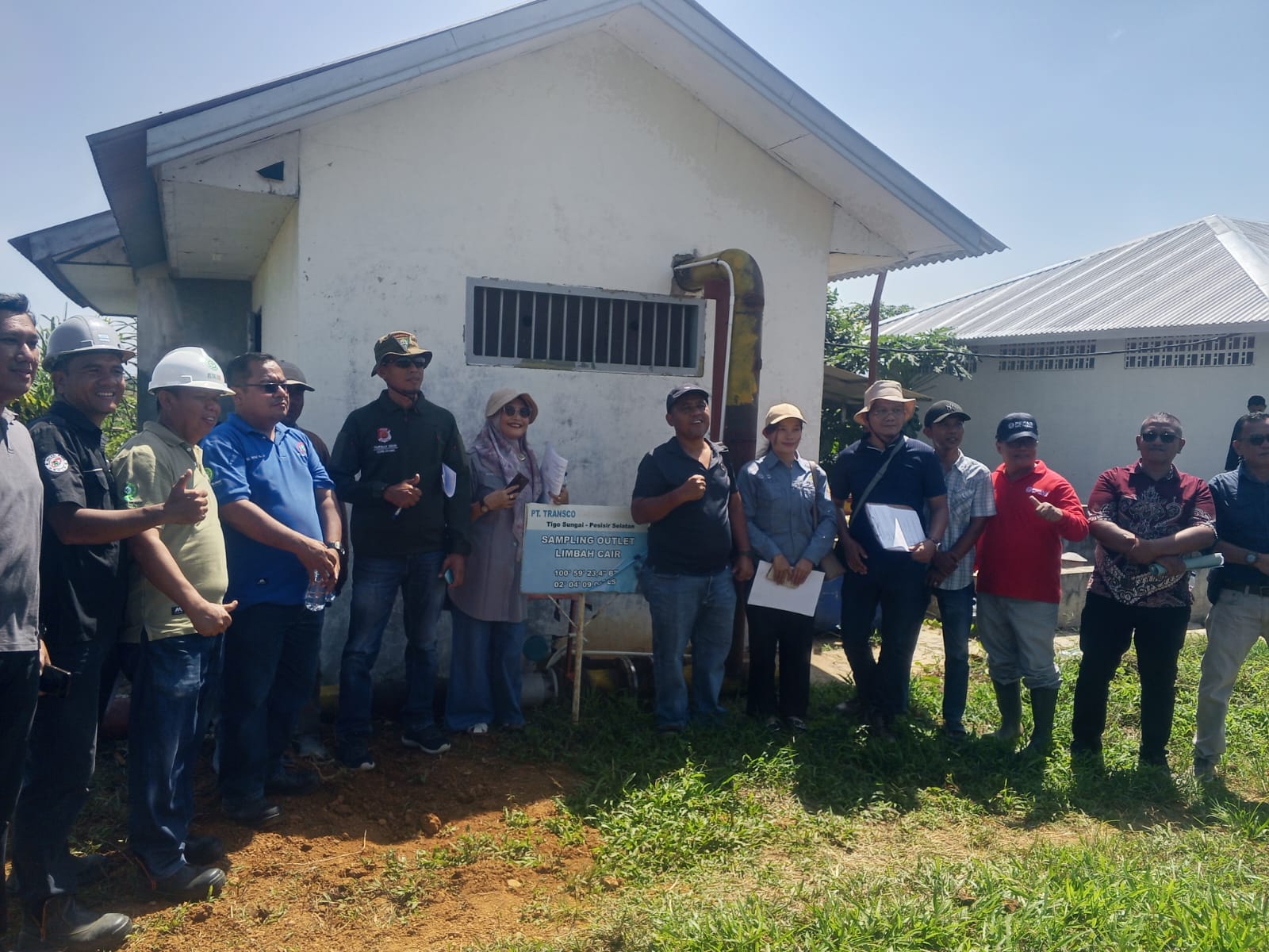PS di lokasi objek perkara di PT. transco energy utama